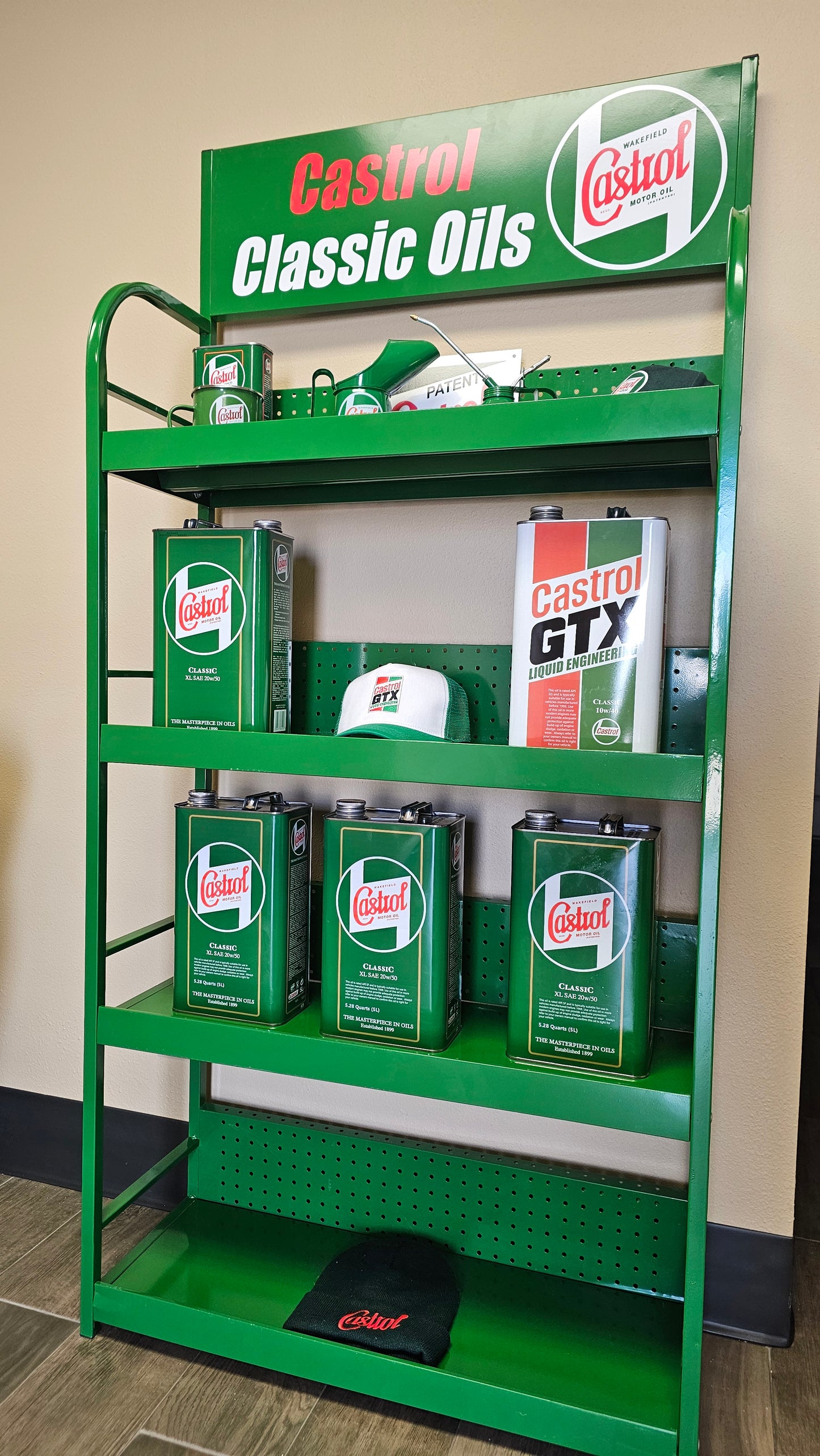 CASTROL DISPLAY SHELVES