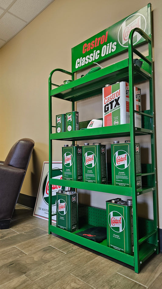 CASTROL DISPLAY SHELVES