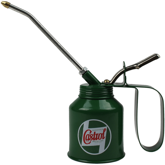 Classic Castrol Pump Oil Cans