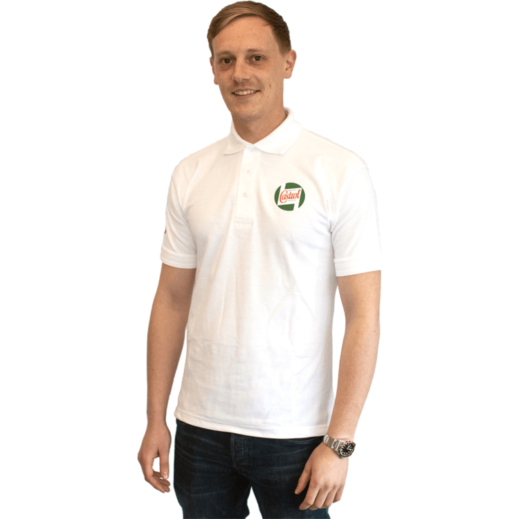 Castrol Classic Polo Shirt - White