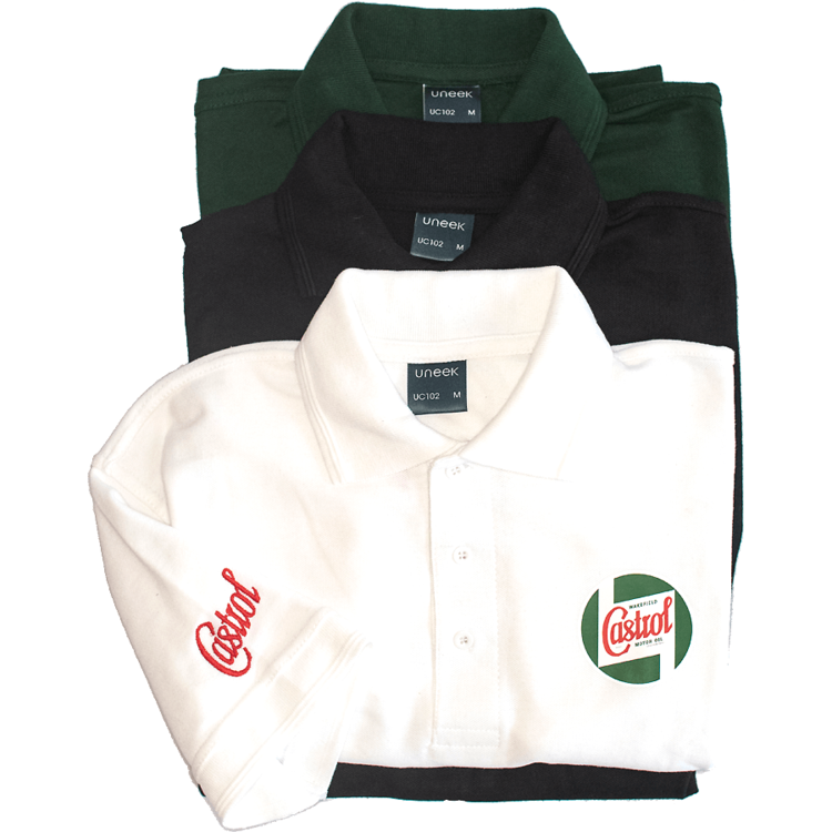 Castrol Classic Polo Shirt - Black