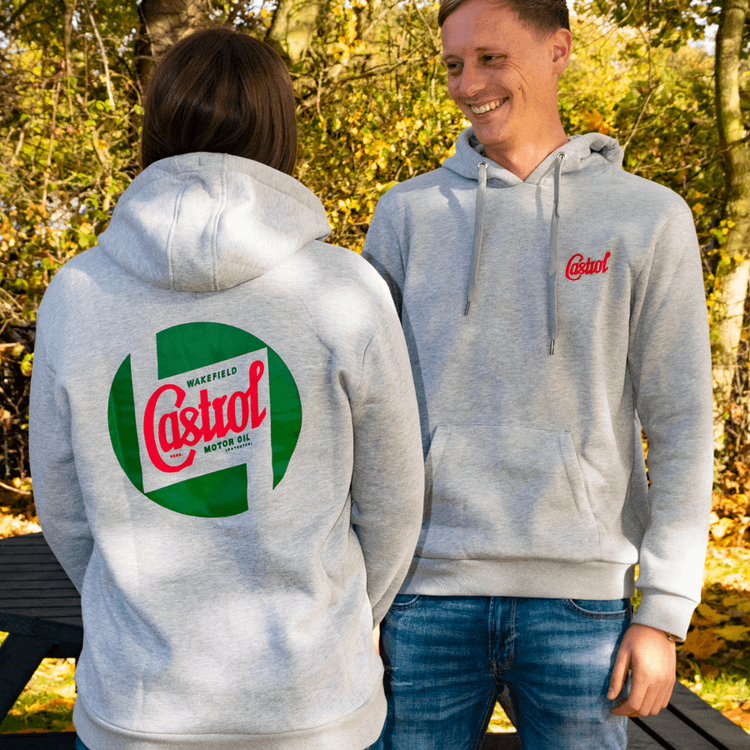 Castrol Classic Hoodie Grey Large