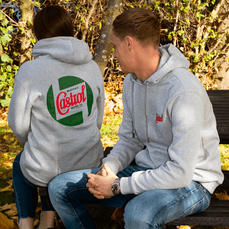 Castrol Classic Hoodie Grey Large