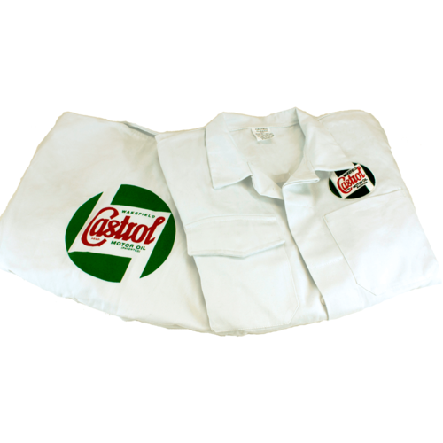 Castrol Classic Heavy Duty White Overalls