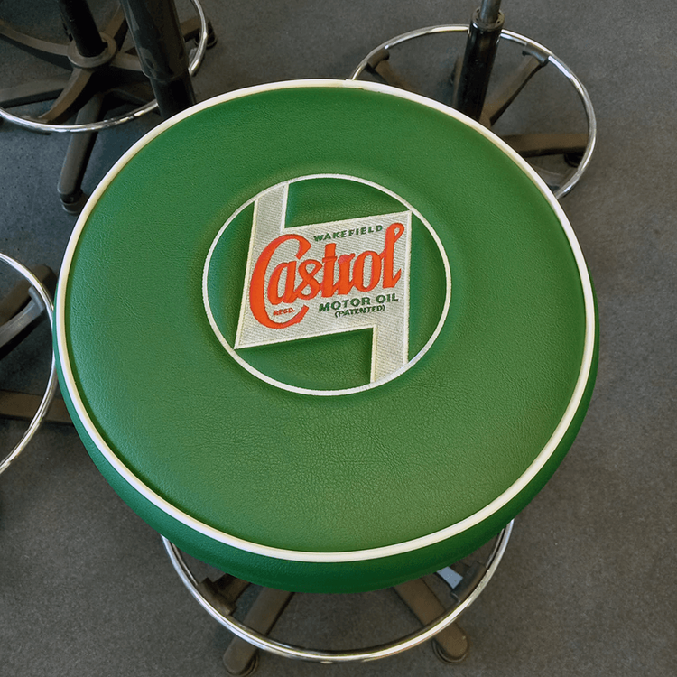 Classic Castrol Bar Stool