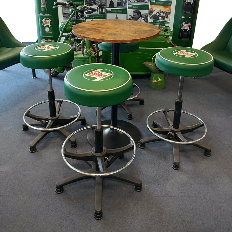 Classic Castrol Bar Stool