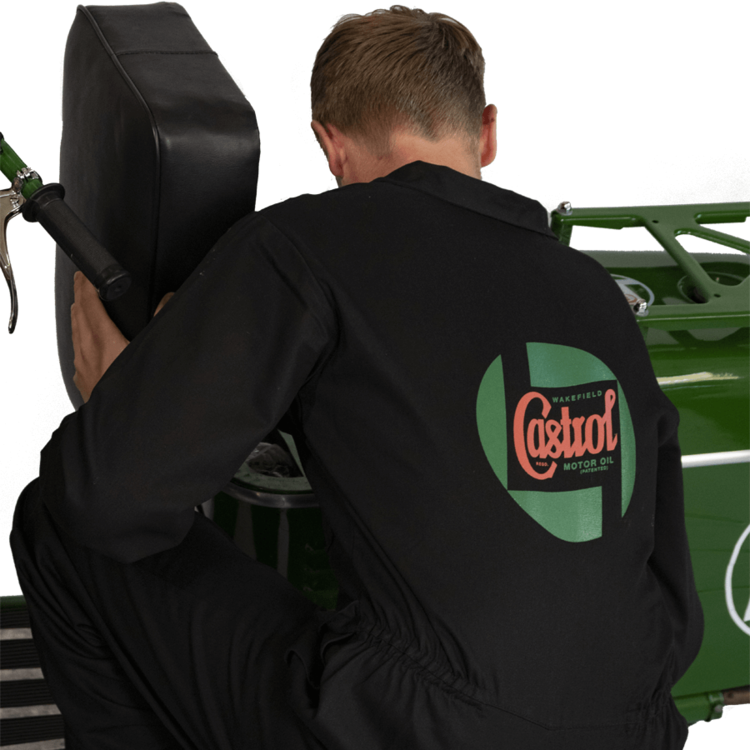 Castrol Classic Heavy Duty Green Overalls