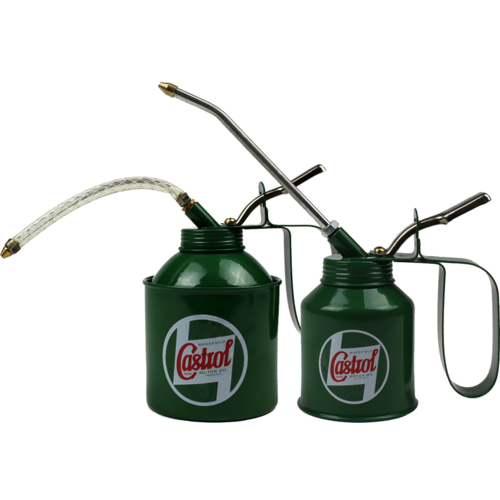 Classic Castrol Pump Oil Cans