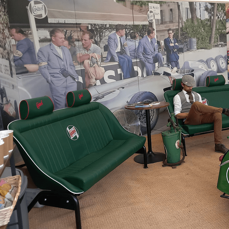 Classic Castrol 'Goodwood' Sofa